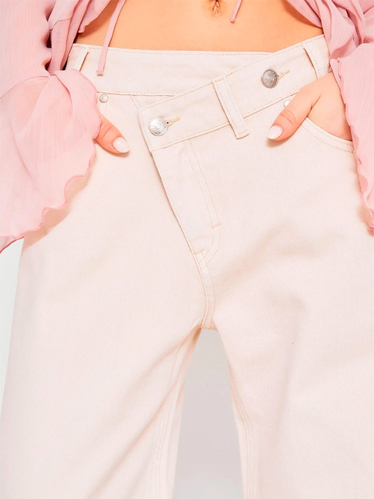 JEANS ALGODÓN REGULAR MUJER INDEX CRUZADO - 4
