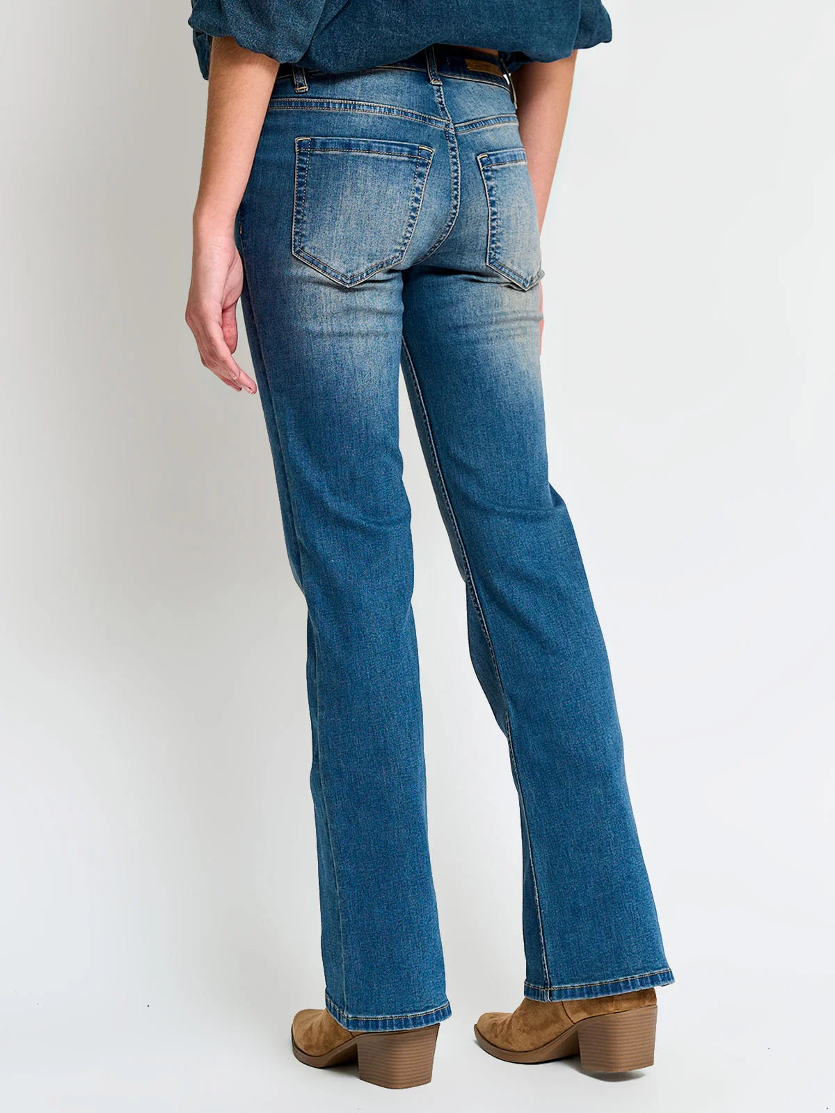 JEANS ALGODÓN REGULAR MUJER INDEX BORDE - 5