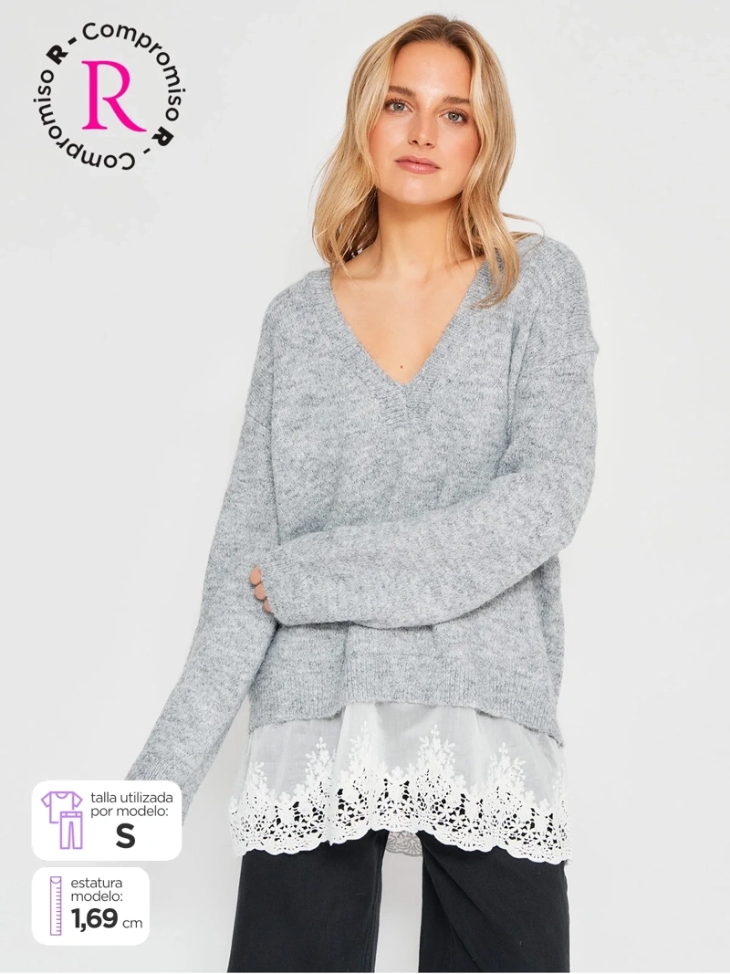 SWEATER MUJER INDEX ENCA - 1