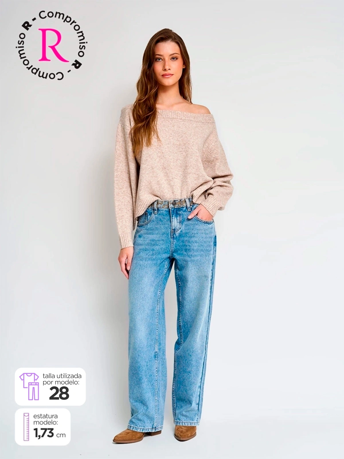 JEANS ALGODÓN REGULAR MUJER INDEX CINTU - 1