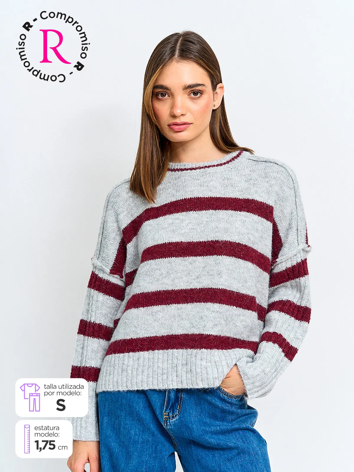 SWEATER MANGA LARGA MUJER INDEX BAKAN - 1