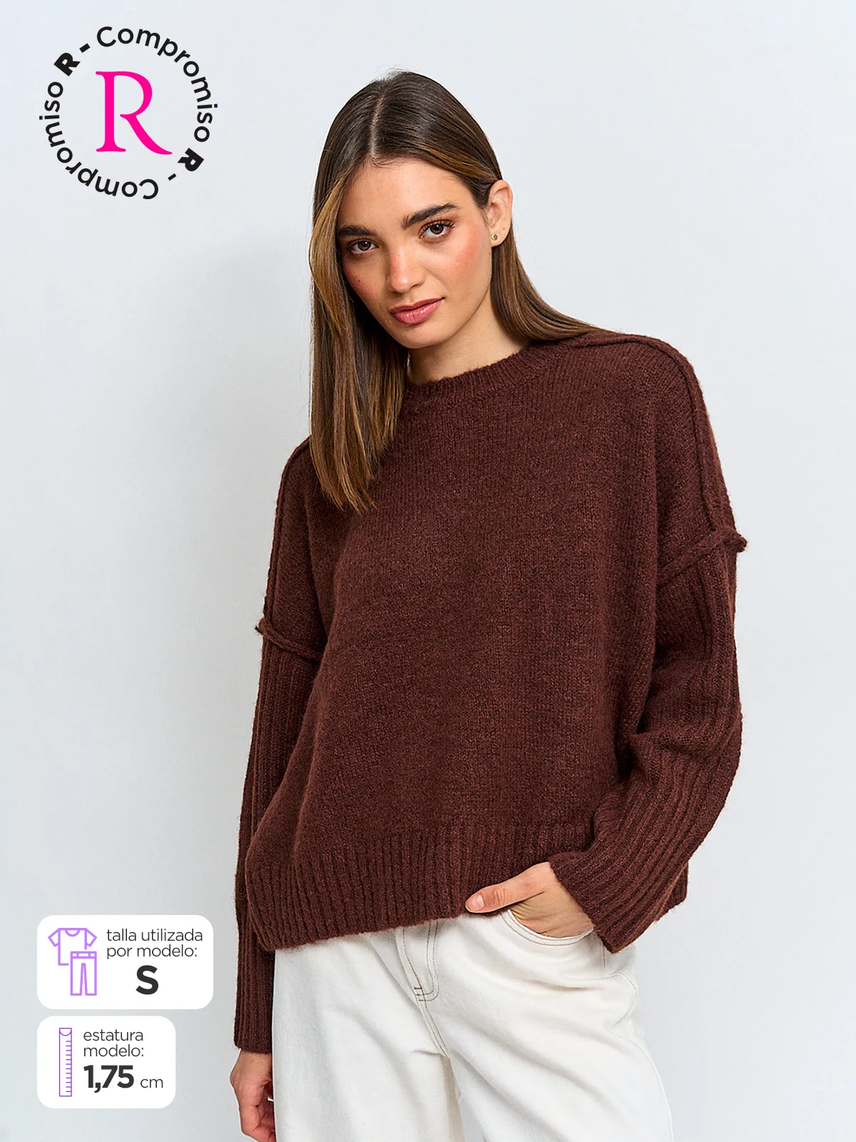 SWEATER MANGA LARGA MUJER INDEX BAKAN - 1