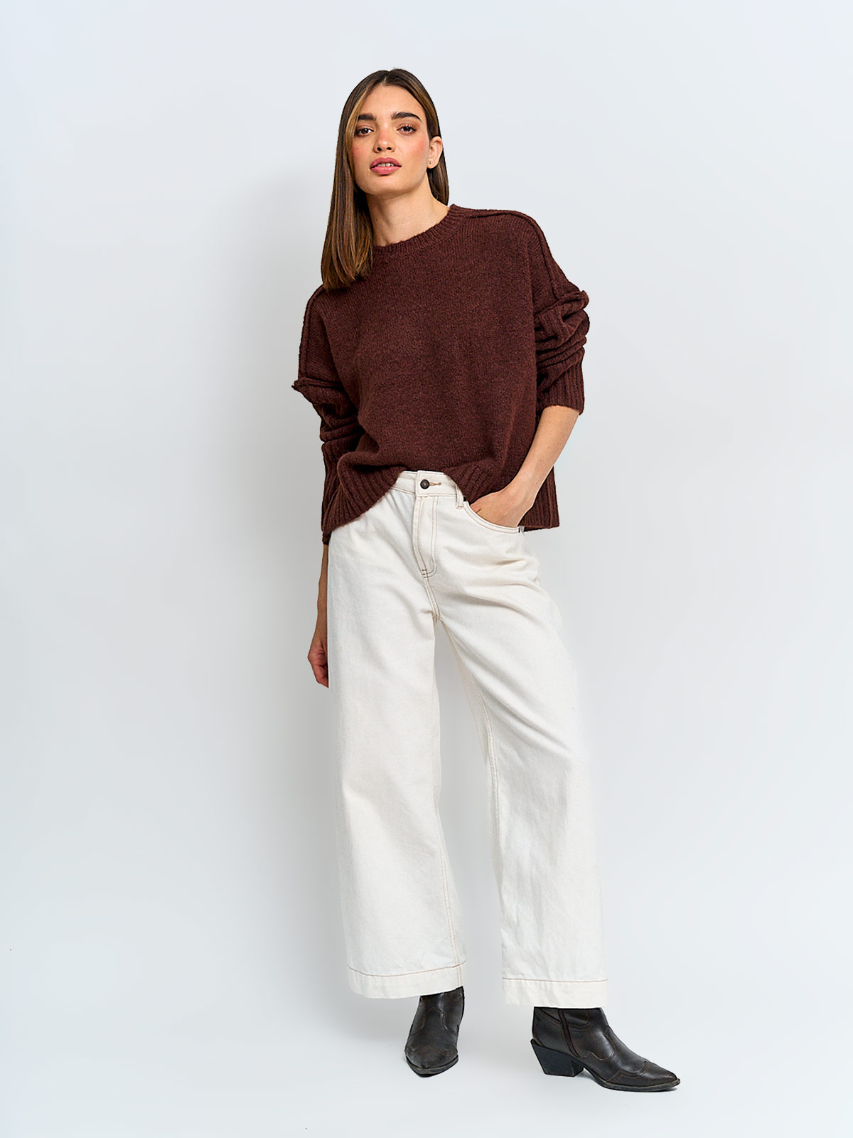 SWEATER MANGA LARGA MUJER INDEX BAKAN - 4