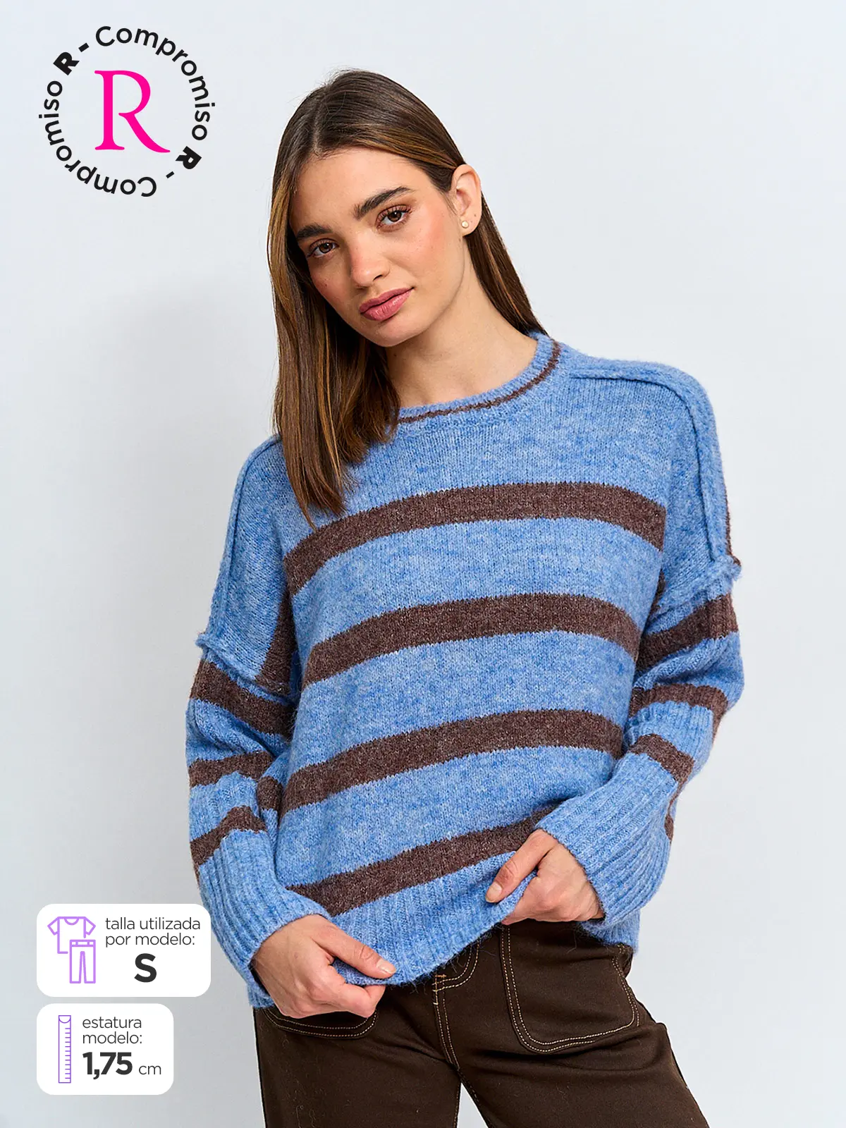 SWEATER MANGA LARGA MUJER INDEX BAKAN - 1
