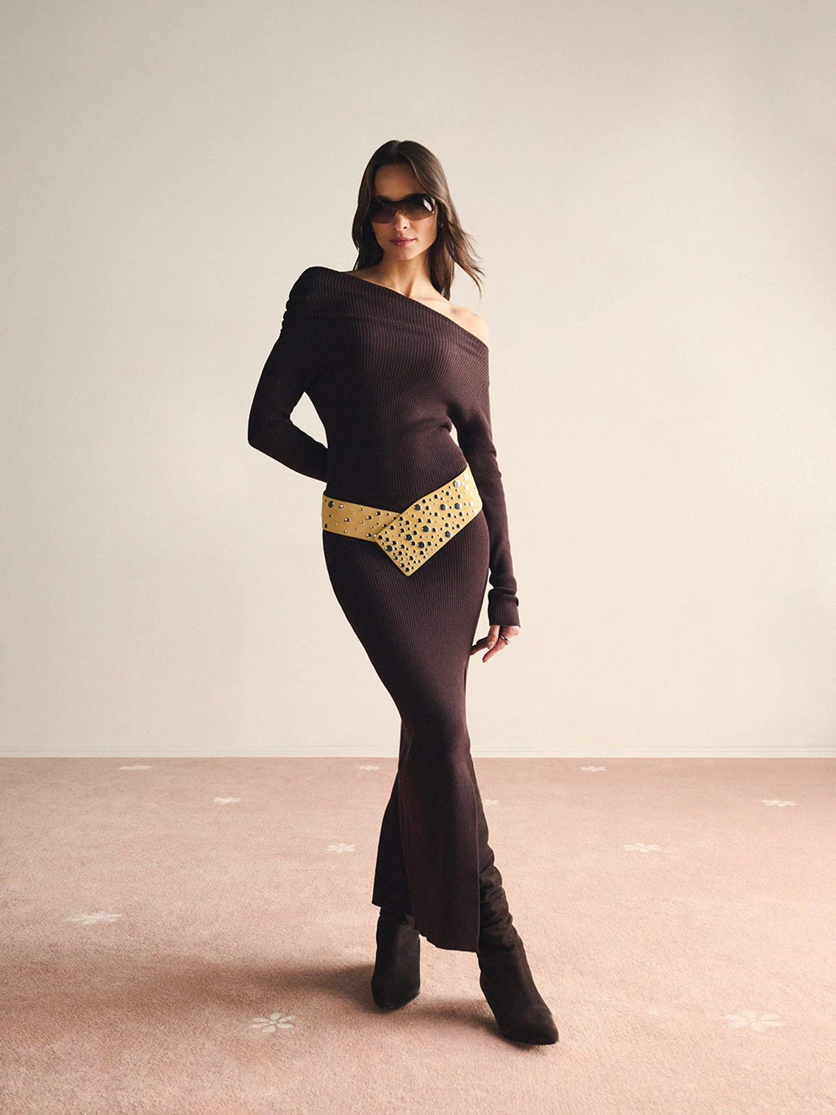 VESTIDO LARGO MUJER INDEX RIB - 1