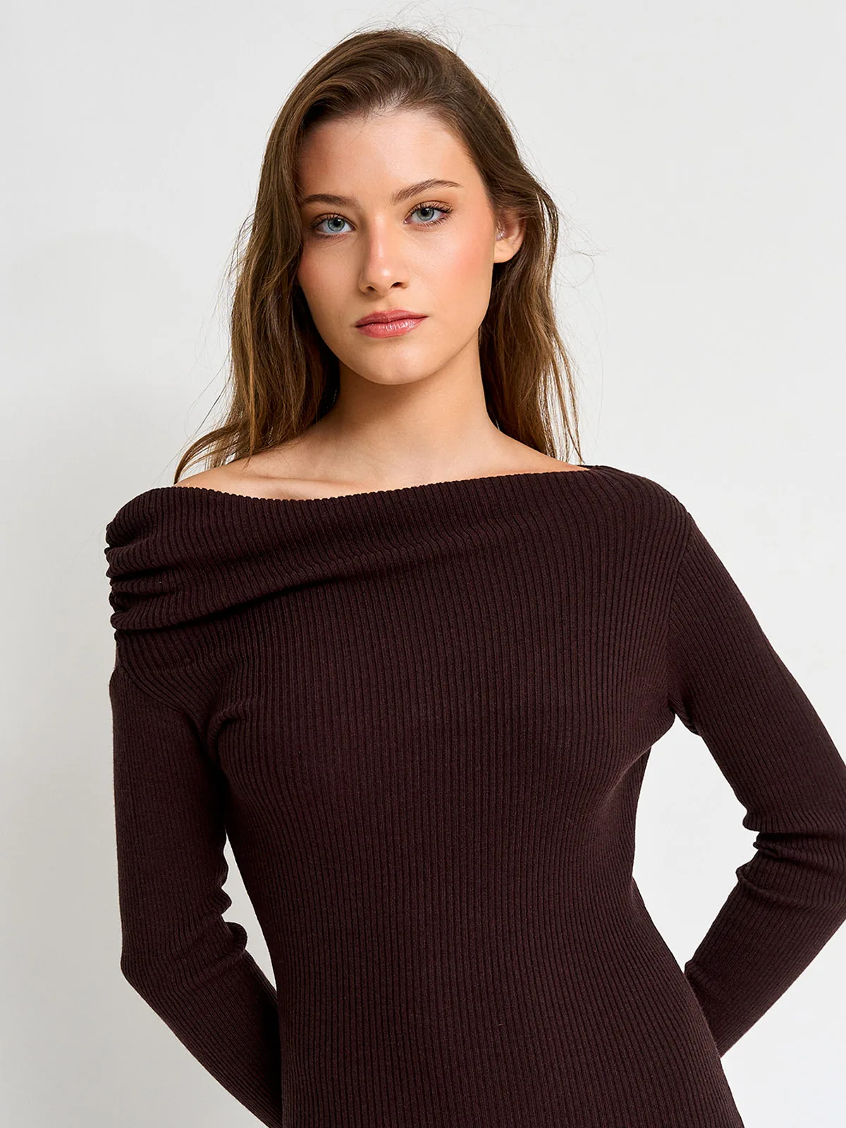 VESTIDO LARGO MUJER INDEX RIB - 5