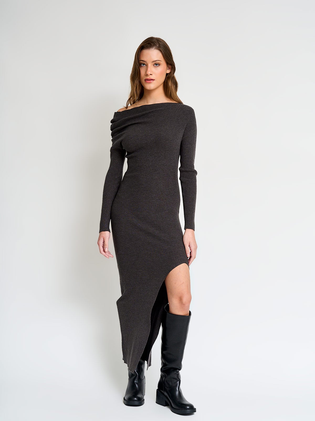 VESTIDO LARGO MUJER INDEX RIB - 2