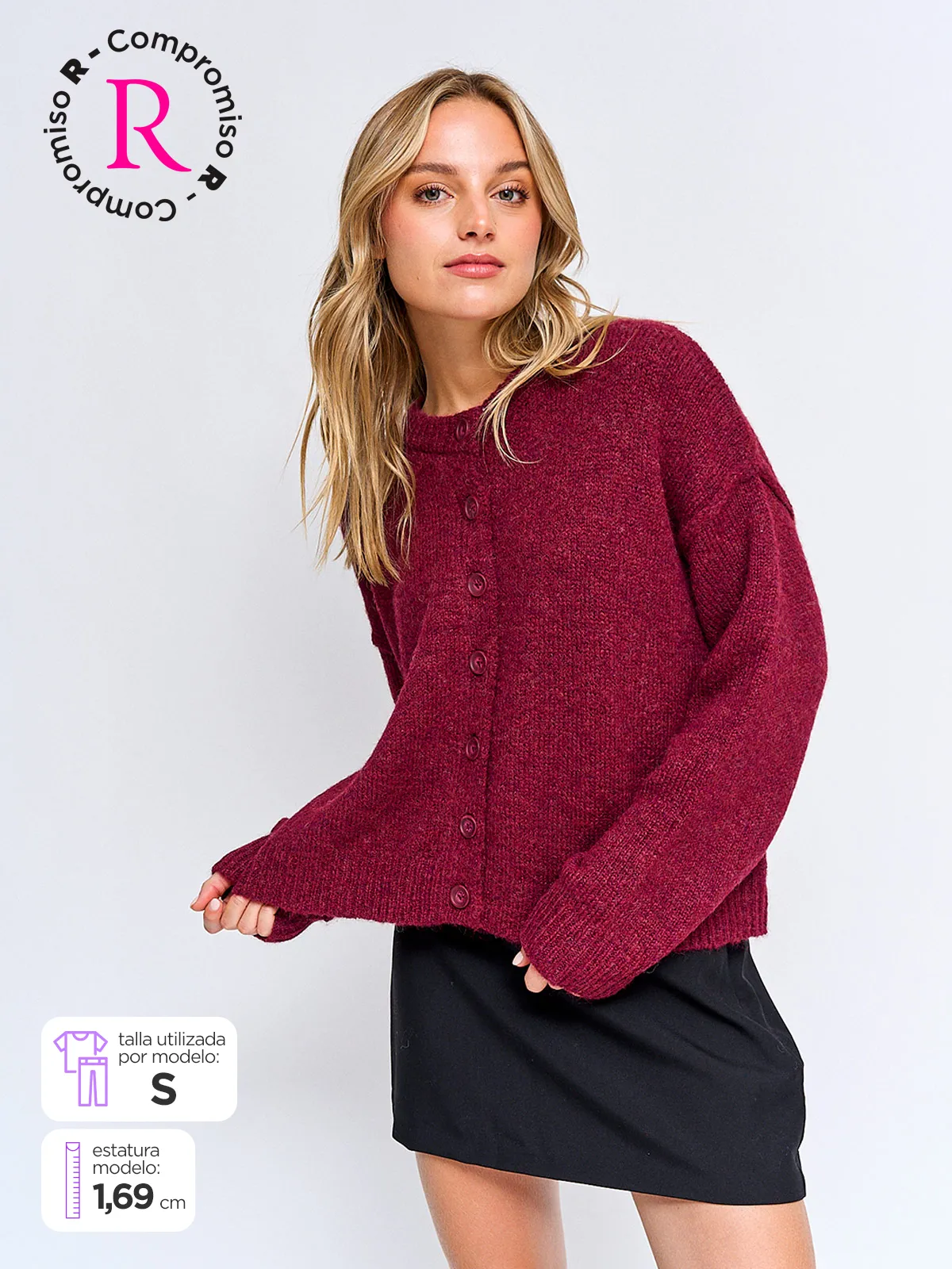 CARDIGAN MUJER INDEX BAKAN - 1