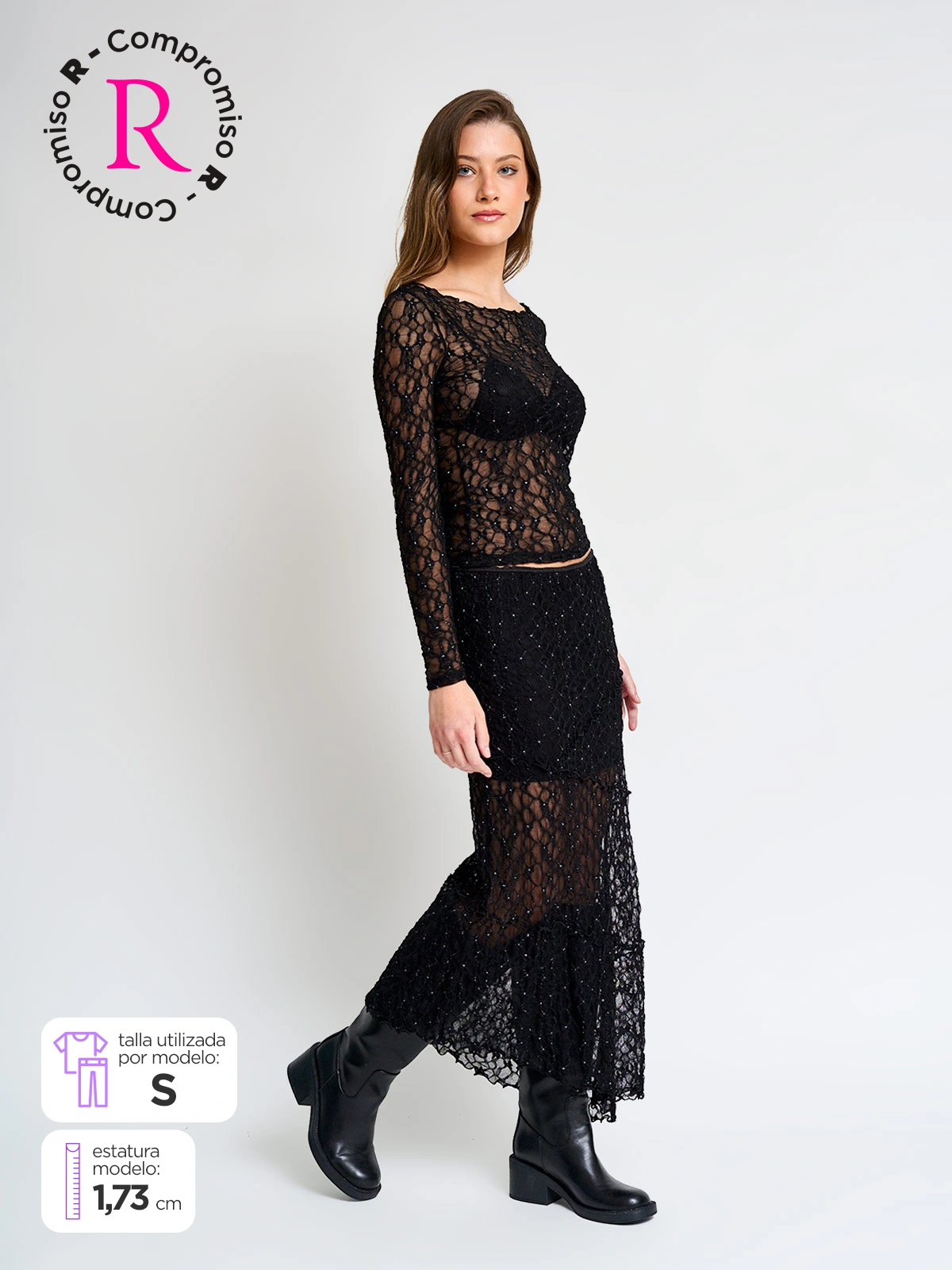 FALDA LARGA MUJER INDEX RAPSO - 1