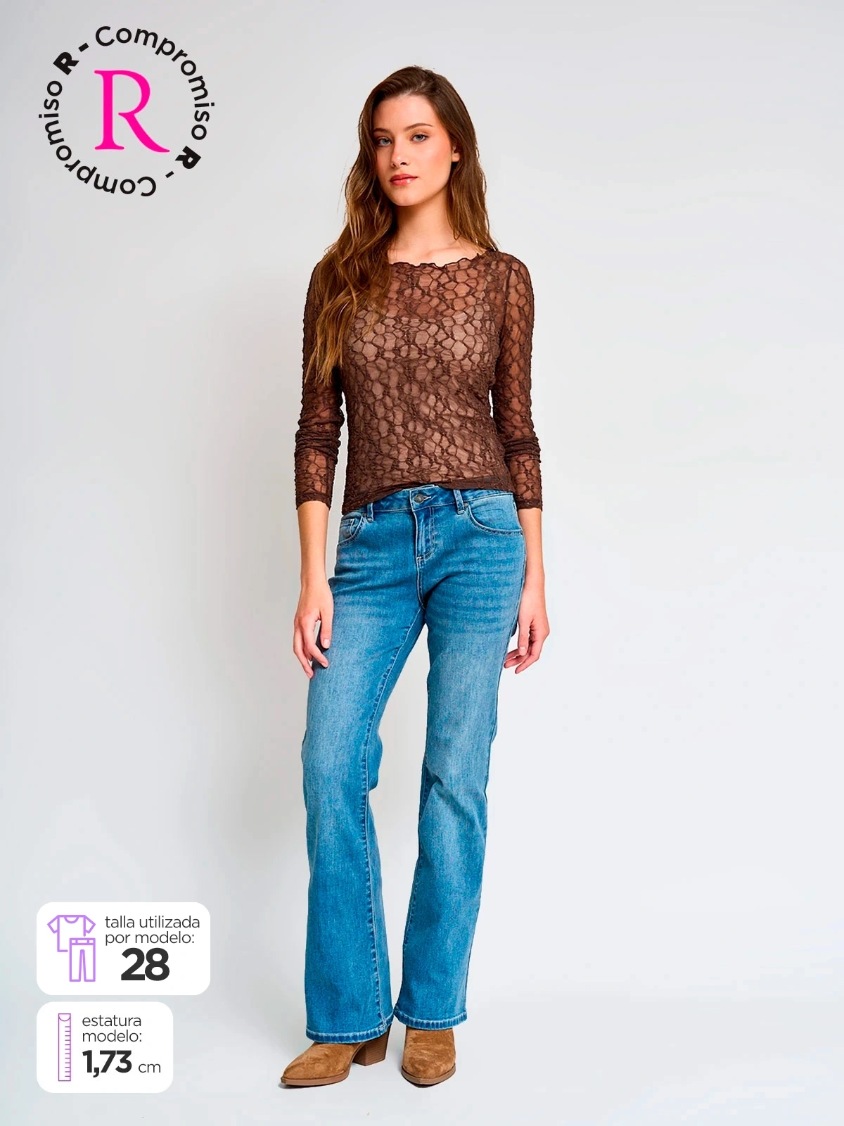 JEANS ALGODÓN REGULAR MUJER INDEX ANGEL - 1