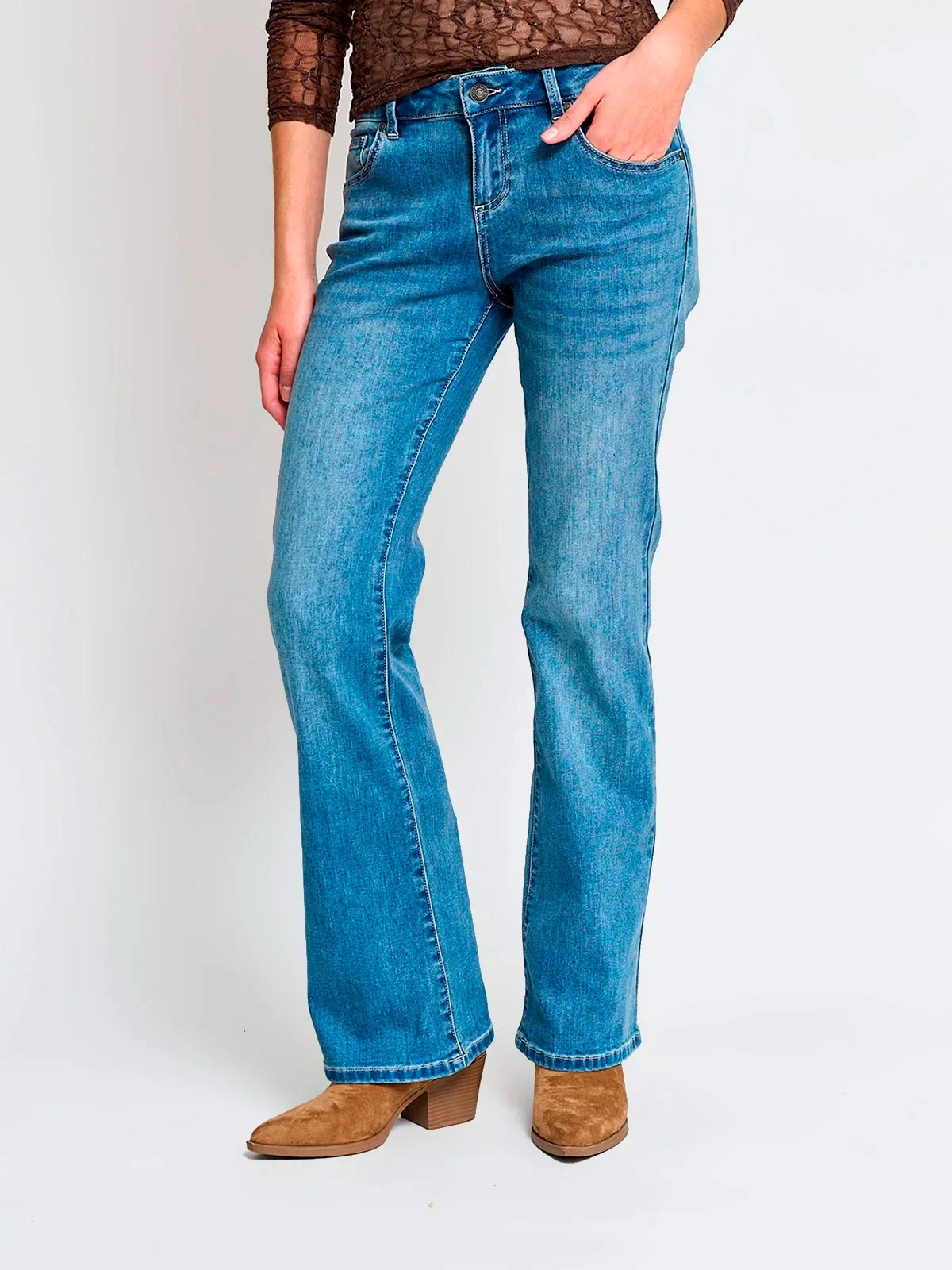 JEANS ALGODÓN REGULAR MUJER INDEX ANGEL - 2