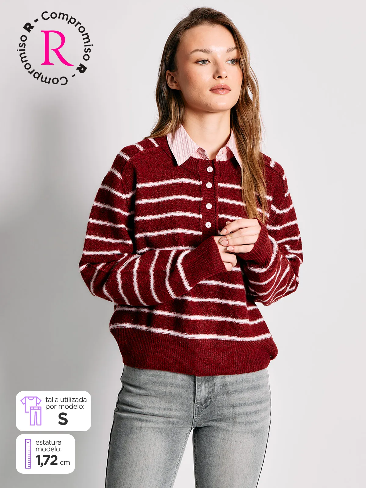 SWEATER MANGA LARGA MUJER INDEX CARLA - 1
