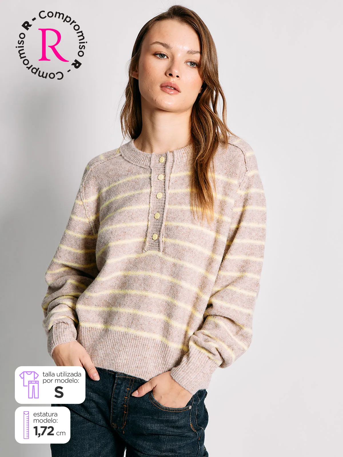 SWEATER MANGA LARGA MUJER INDEX CARLA - 1
