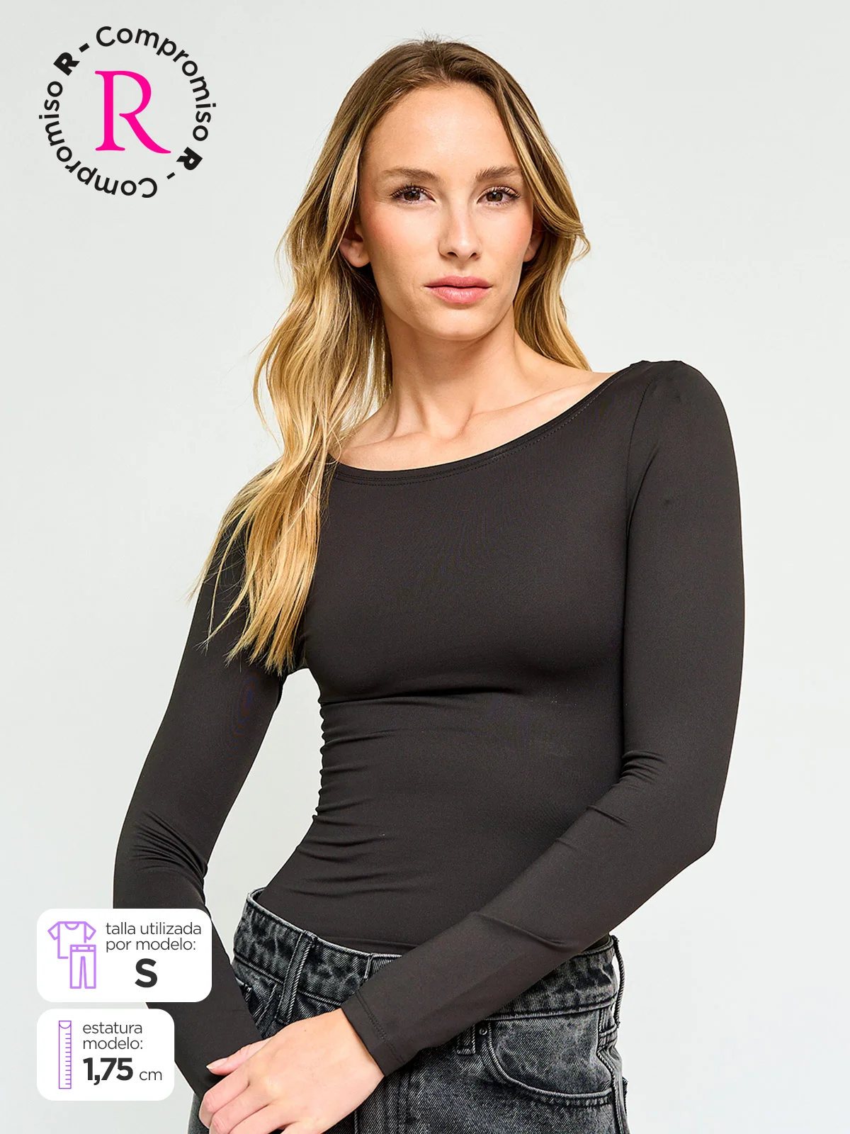POLO MANGA LARGA MUJER INDEX BOTE - 1