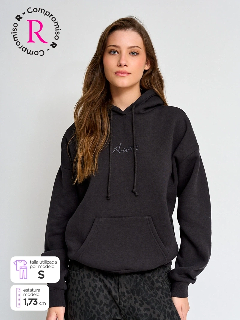 POLERA MANGA LARGA ALGODÓN MUJER INDEX PARCHE - 1