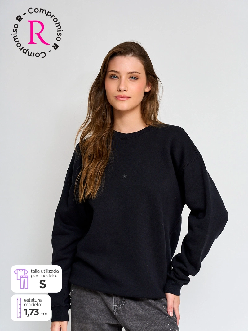 POLERA MANGA LARGA ALGODÓN MUJER INDEX STAR - 1