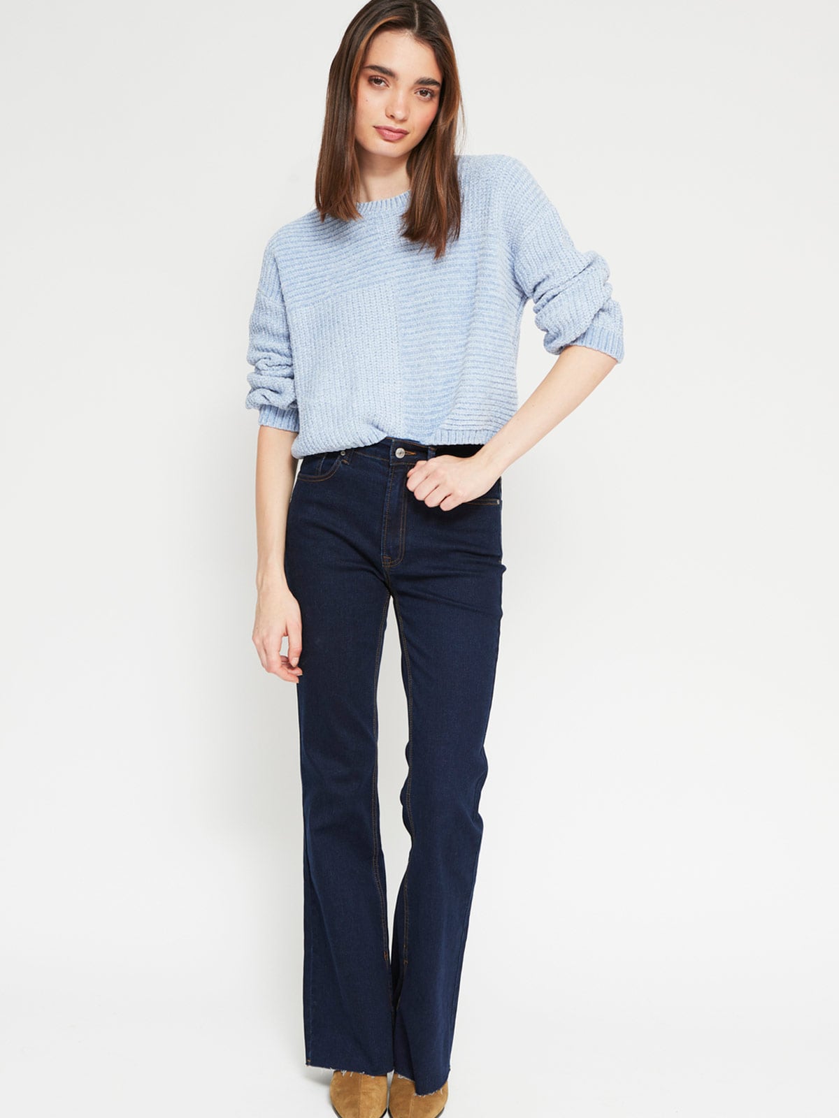 SWEATER MANGA LARGA MUJER INDEX CUBO - 4