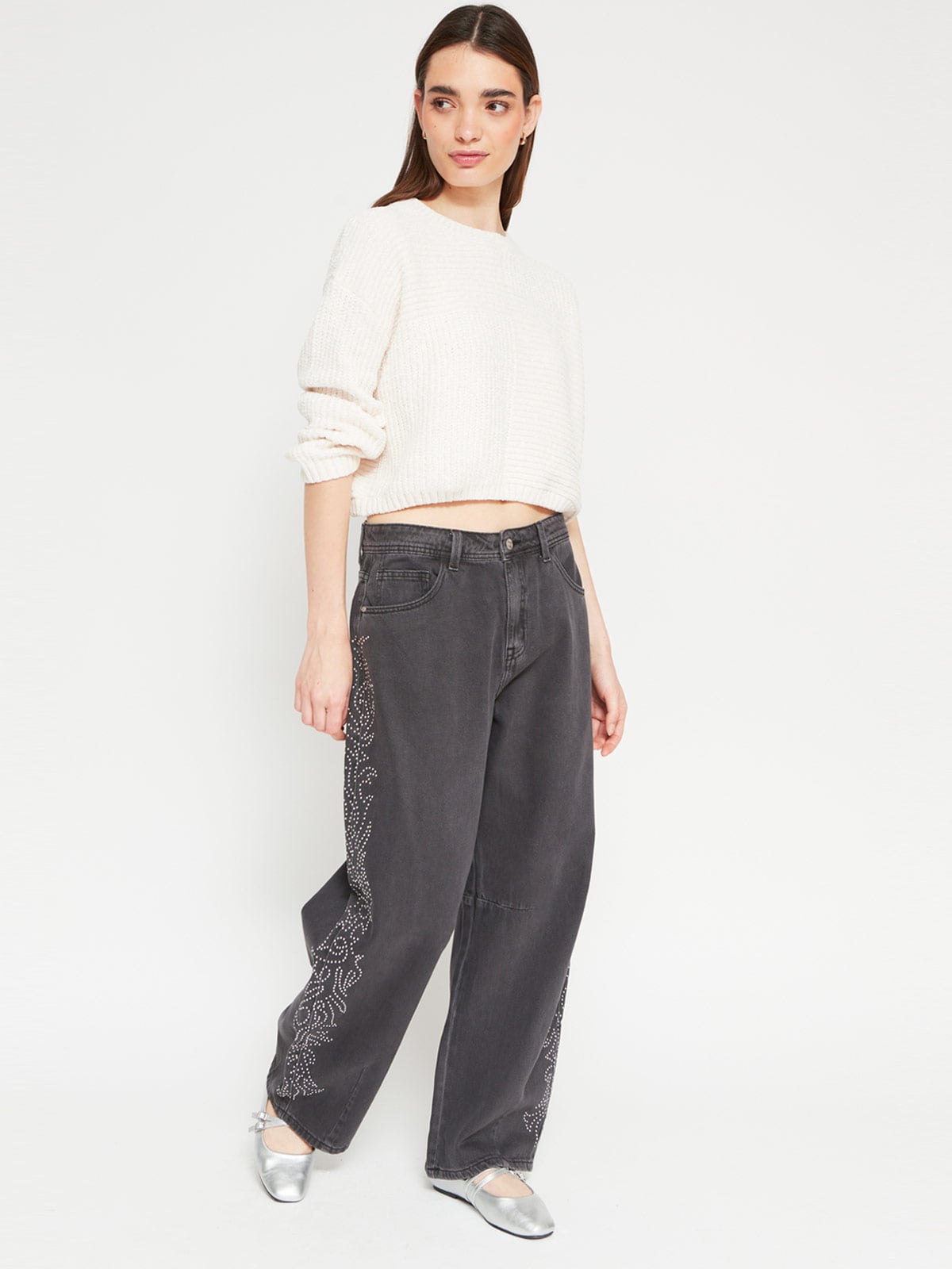 SWEATER MANGA LARGA MUJER INDEX CUBO - 4
