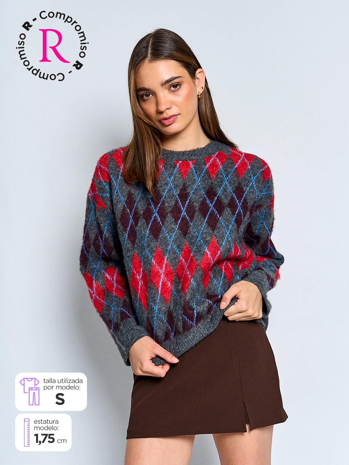 SWEATER MANGA LARGA MUJER INDEX EROMBI - 1
