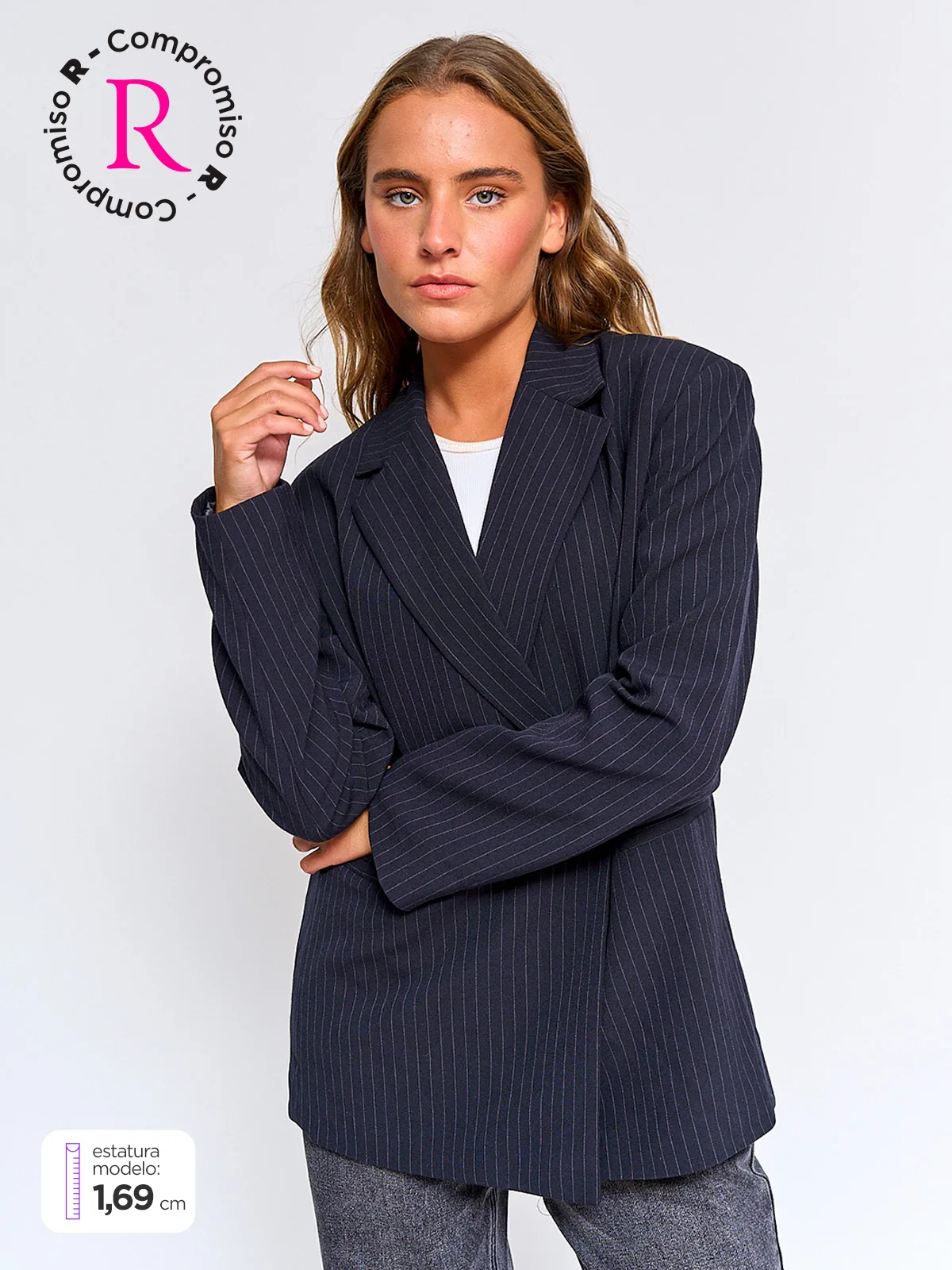 BLAZER MUJER INDEX CORTO OVER - 1