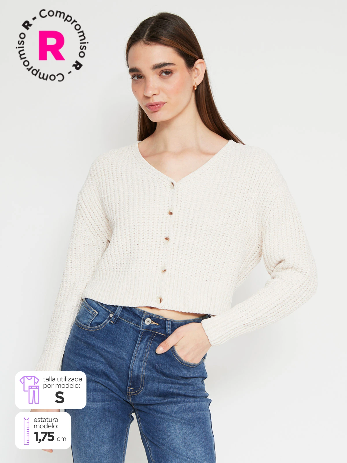CARDIGAN MUJER INDEX FATIMA - 1