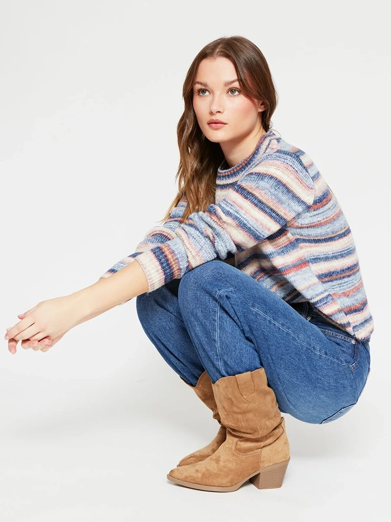SWEATER MUJER PEPE JEANS CELESTE - 4