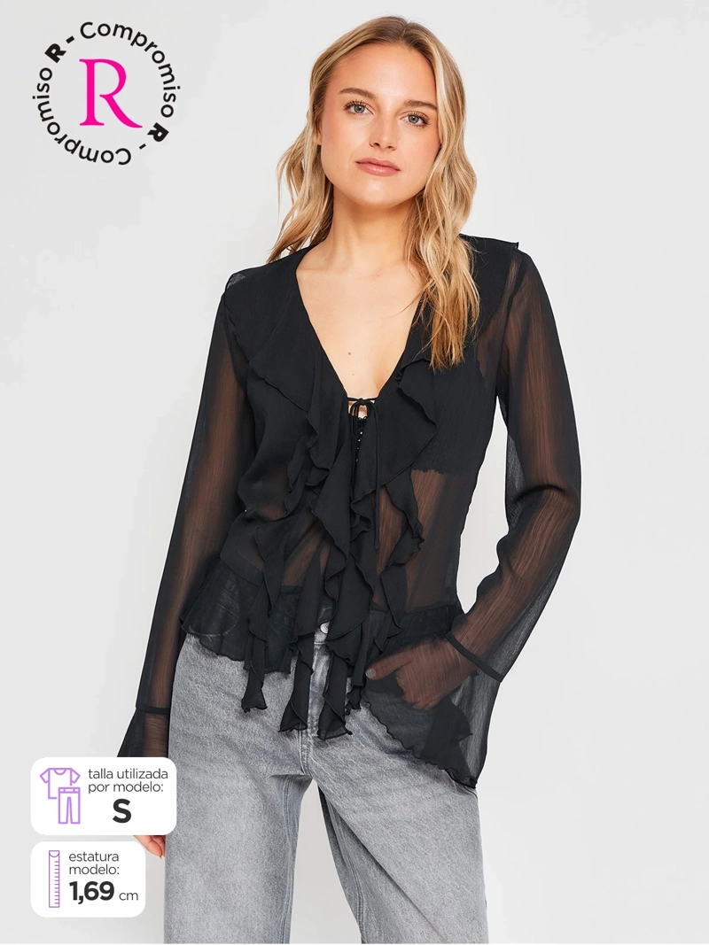 BLUSA MANGA LARGA MUJER INDEX AGATHA - 1