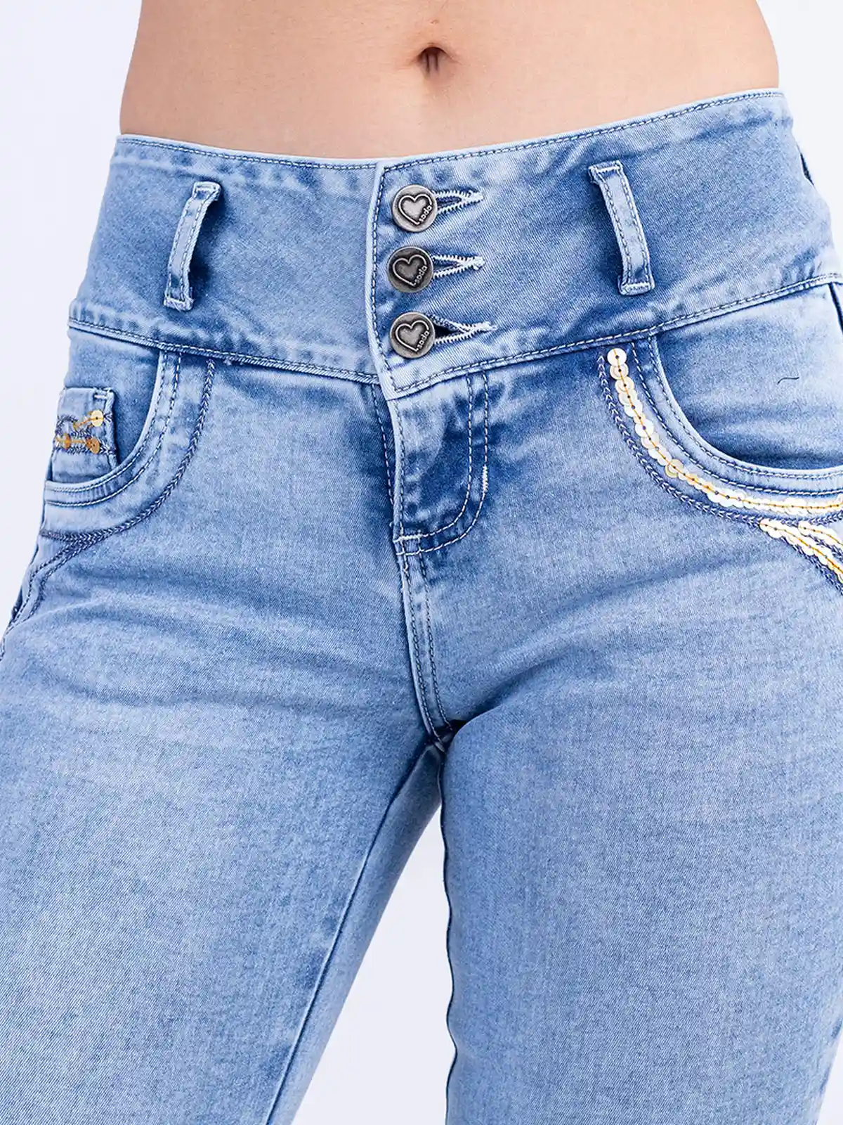 JEAN FLARE MUJER SODA BLUES XELIZA - 5