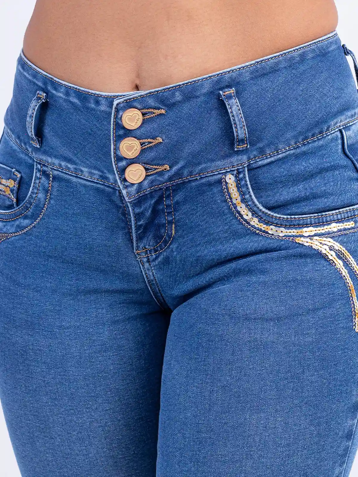JEAN FLARE MUJER SODA BLUES XELIZA - 5