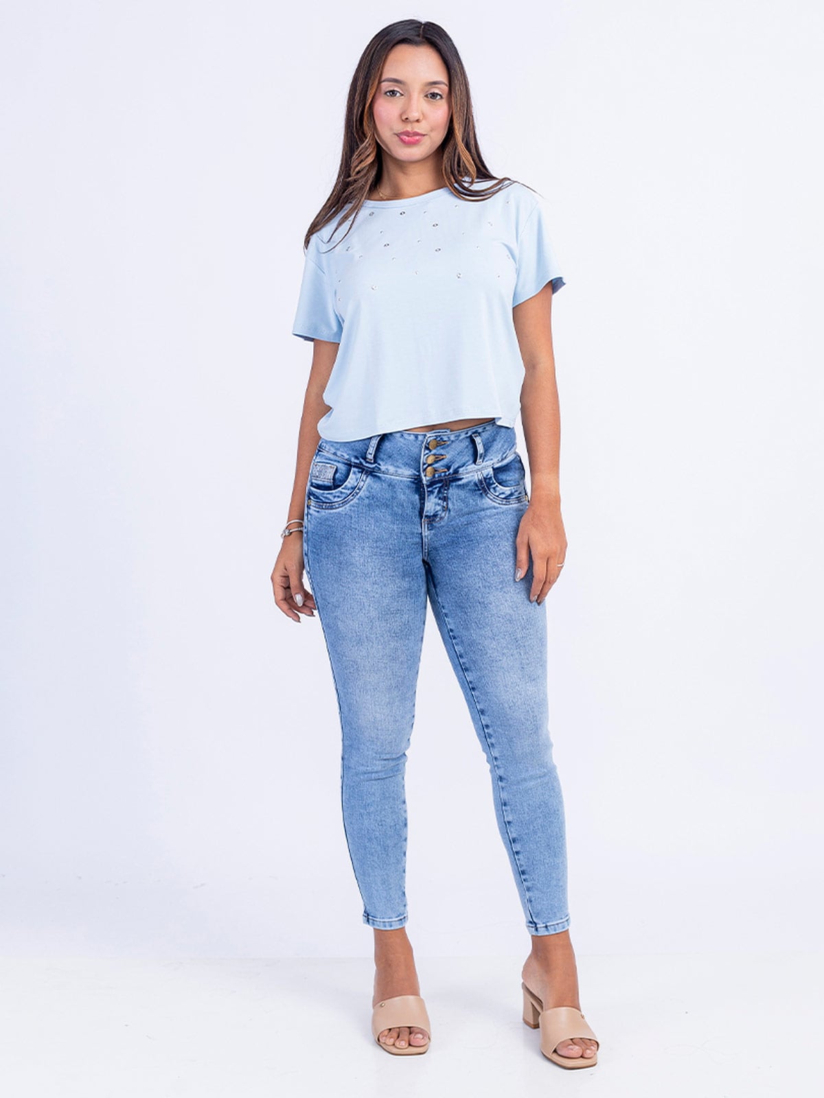 JEAN SKINNY MUJER SODA BLUES FABELY - 1