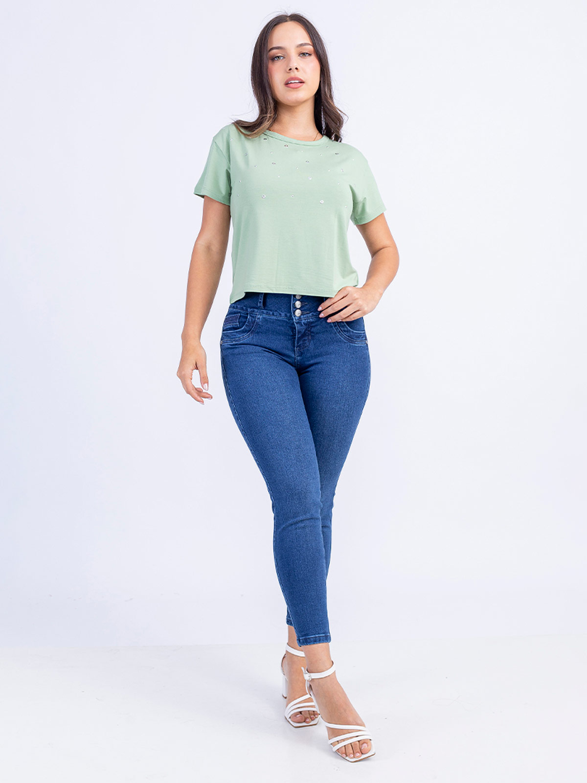 JEAN SKINNY MUJER SODA BLUES FABELY - 1