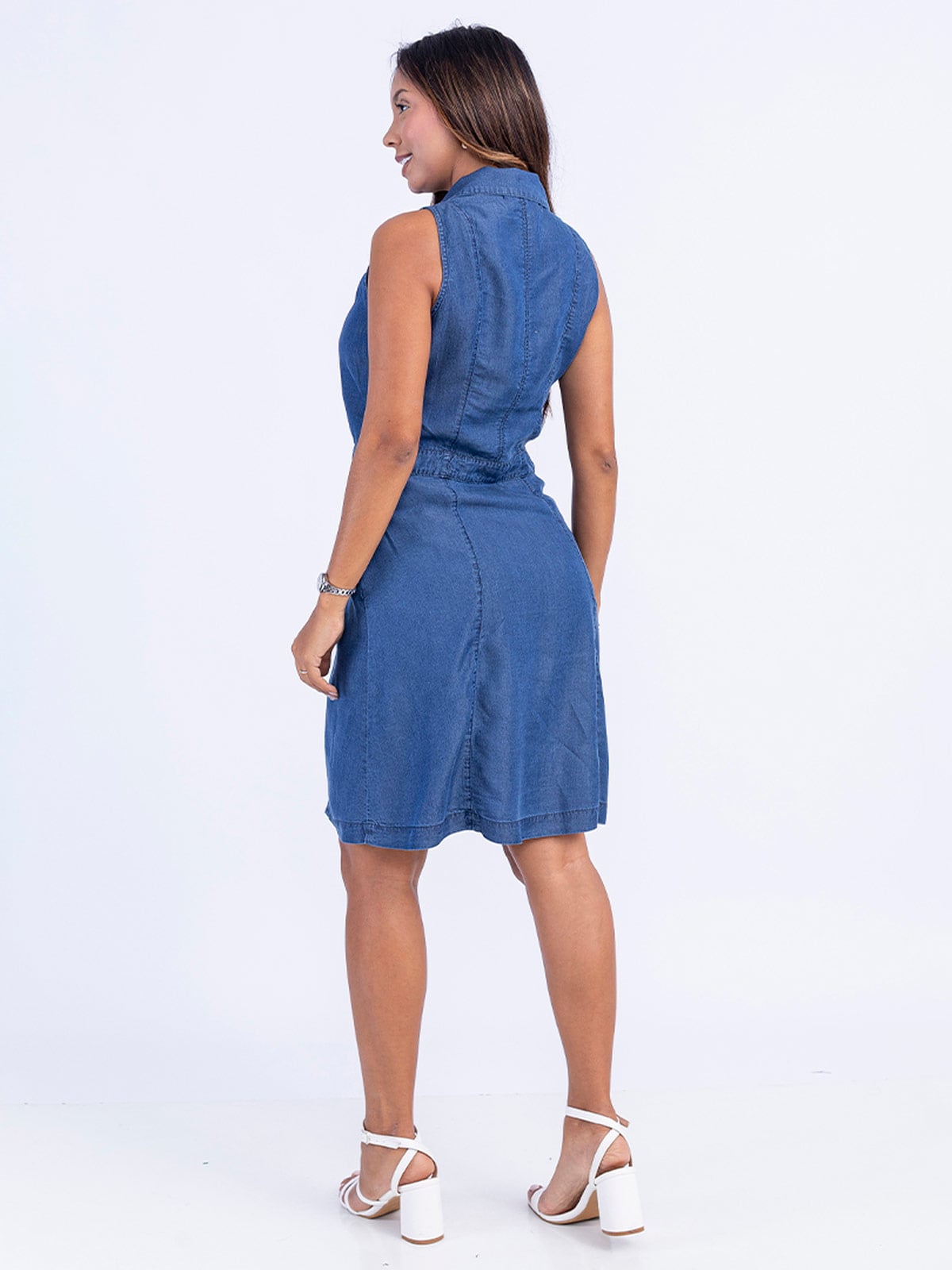 VESTIDO MUJER SODA BLUES CAMILLE TENCEL - 3