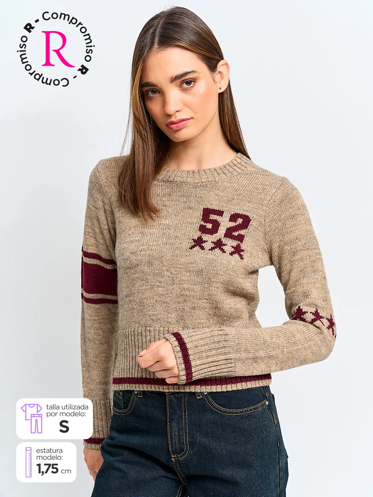SWEATER MANGA LARGA MUJER INDEX NÚMERO - 1