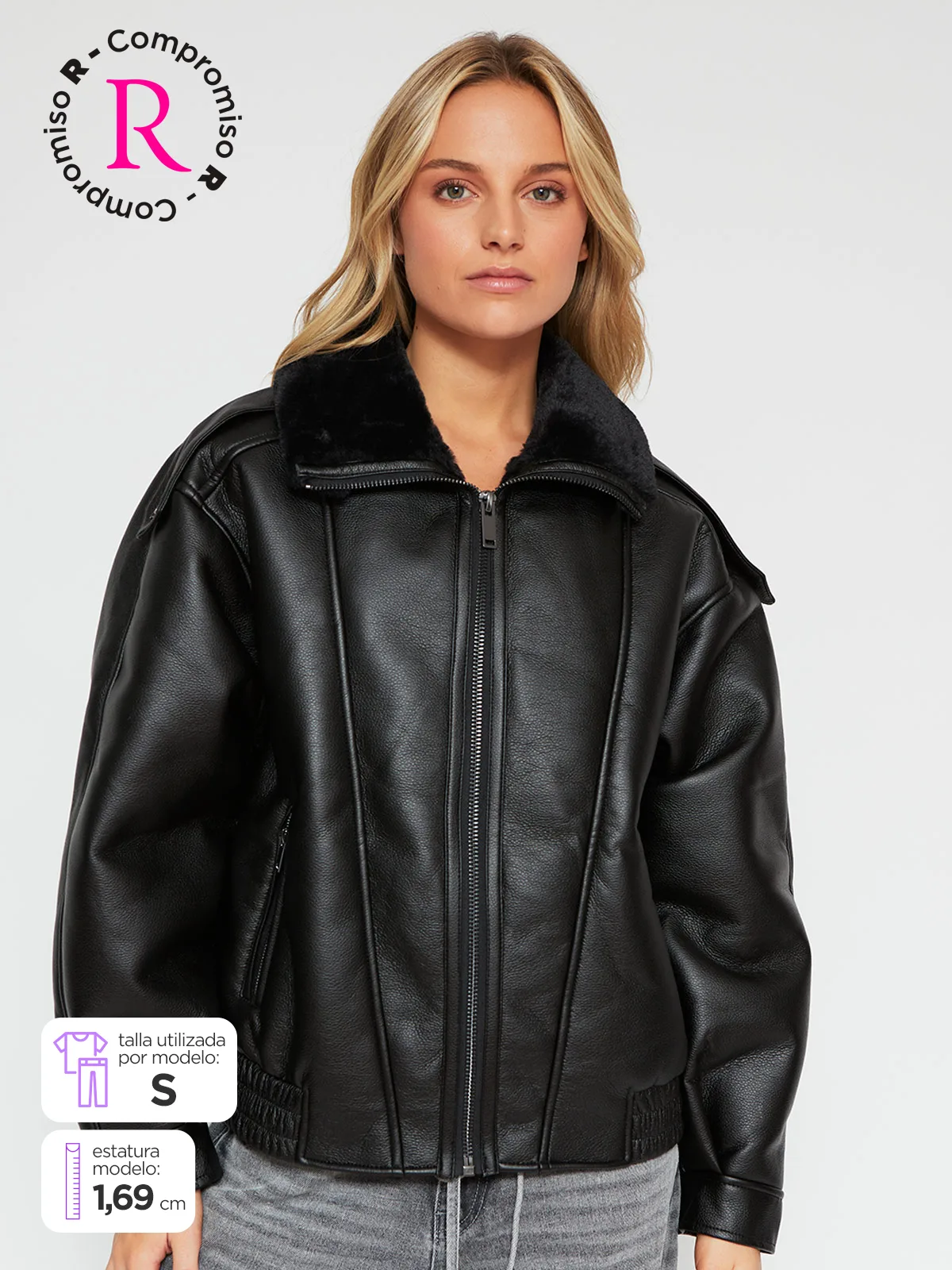 CASACA MUJER INDEX BOMBER - 1