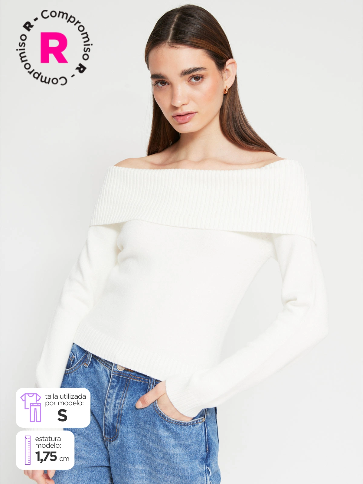 SWEATER MANGA LARGA MUJER INDEX BARDO - 1