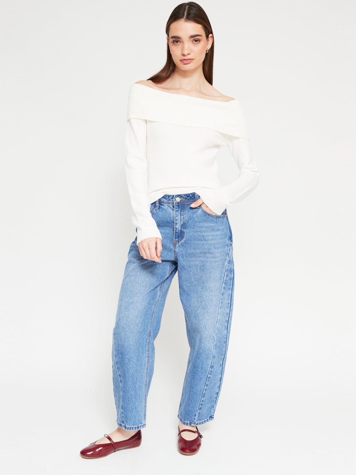 SWEATER MANGA LARGA MUJER INDEX BARDO - 4