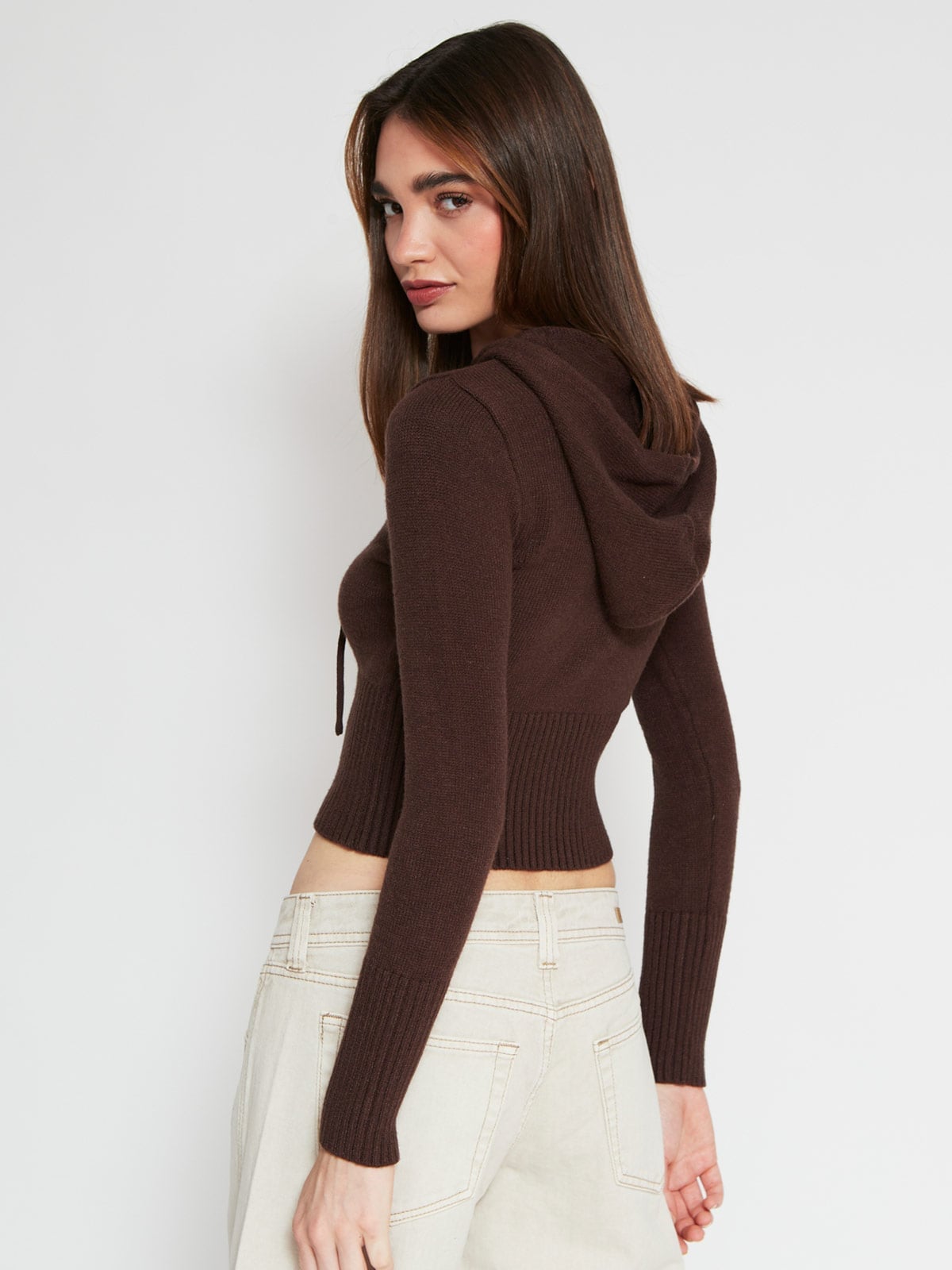 CARDIGAN MUJER INDEX CAPUCHA - 2