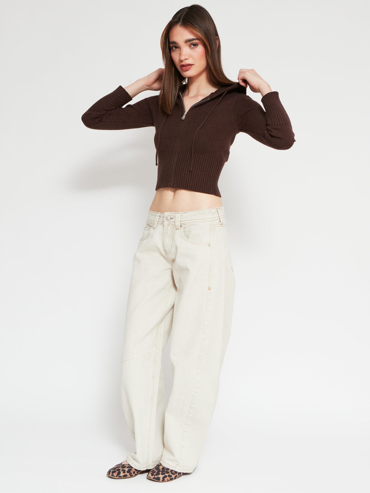 CARDIGAN MUJER INDEX CAPUCHA - 4