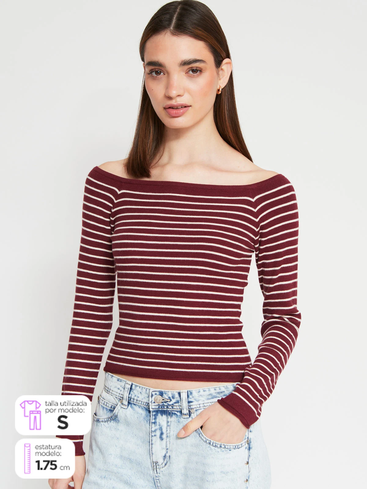 SWEATER MANGA LARGA MUJER INDEX EBARNI - 1