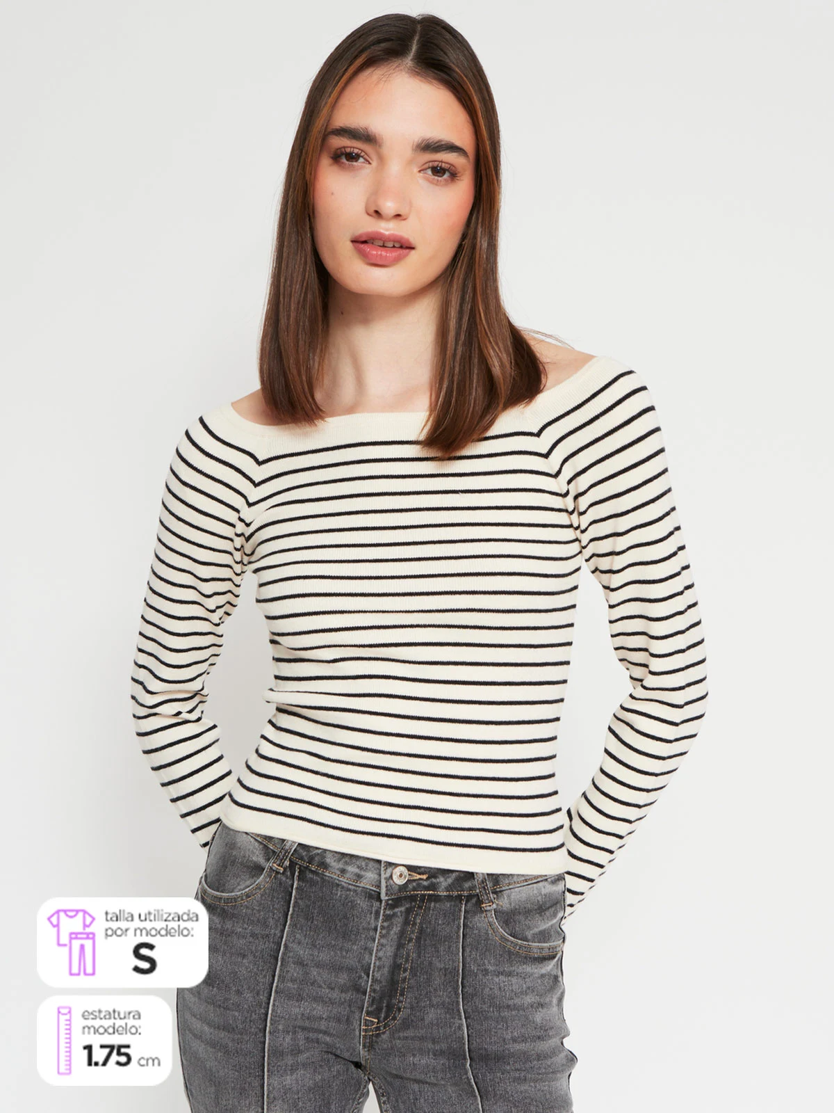SWEATER MANGA LARGA MUJER INDEX EBARNI - 1