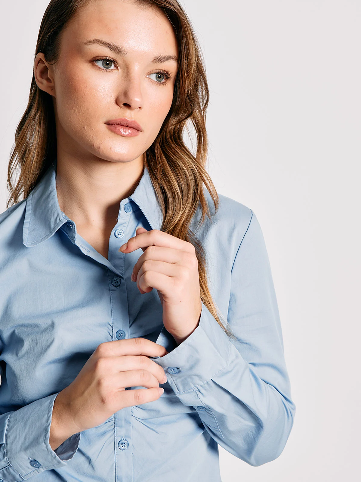BLUSA MANGA LARGA MUJER INDEX BLUE - 3