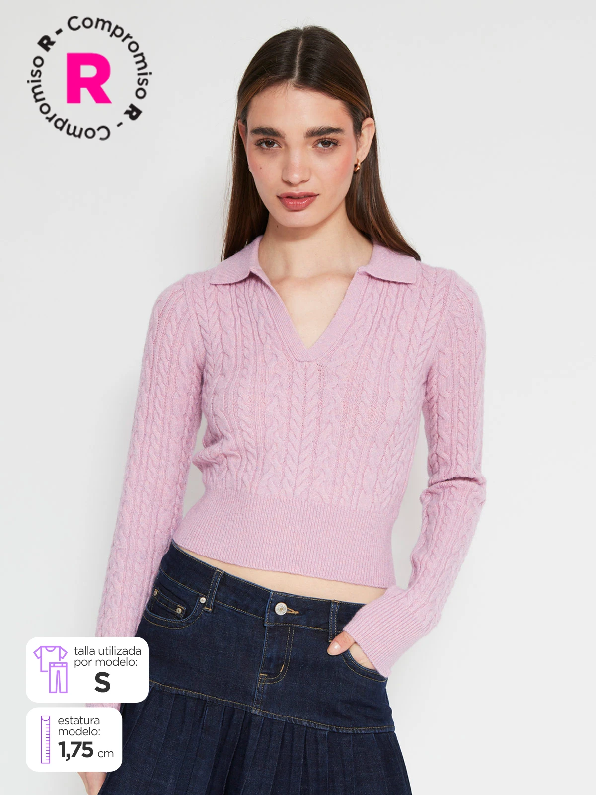 SWEATER MANGA LARGA MUJER INDEX POLO - 1