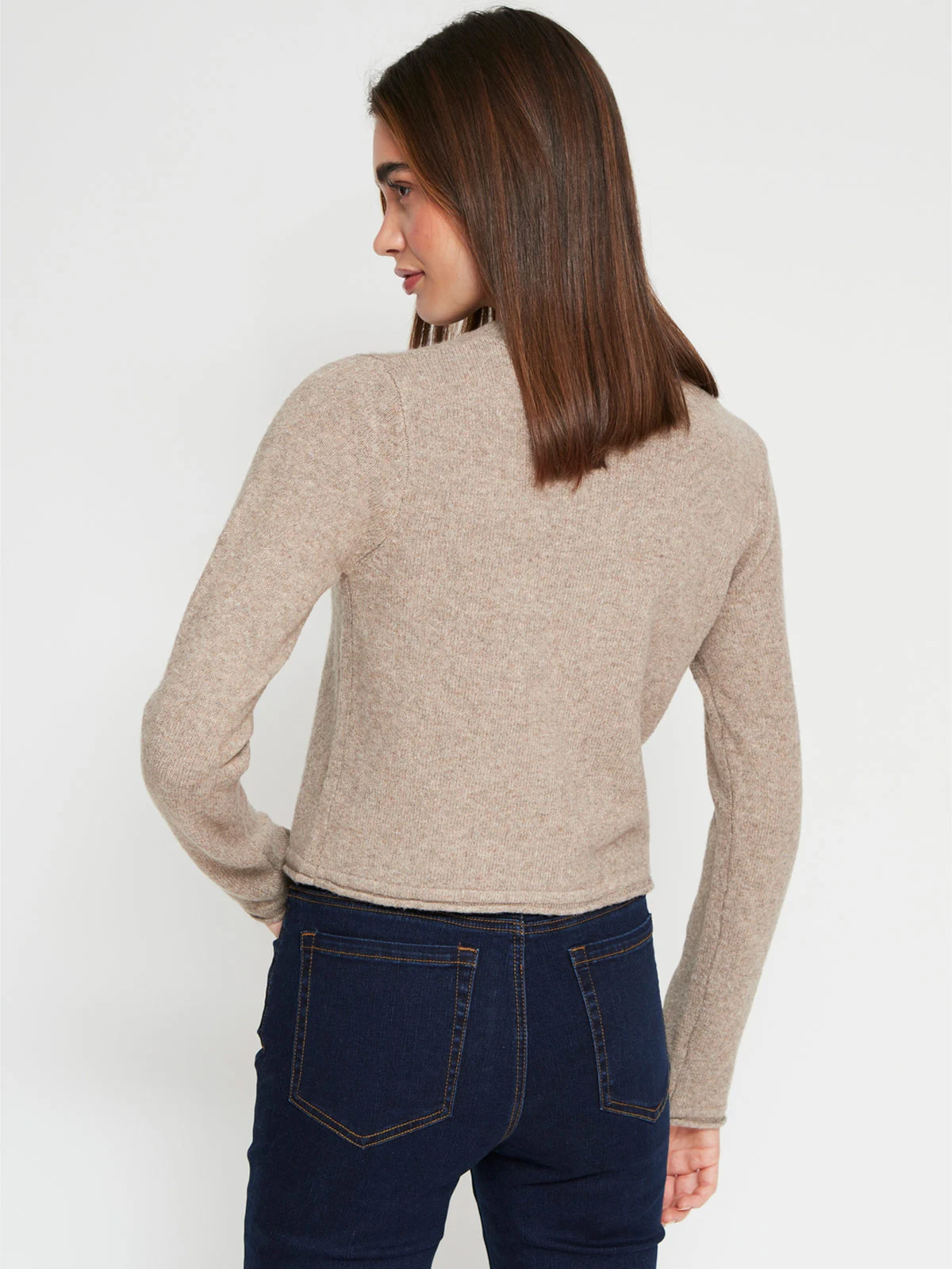 SWEATER MANGA LARGA MUJER INDEX BOTONES - 2