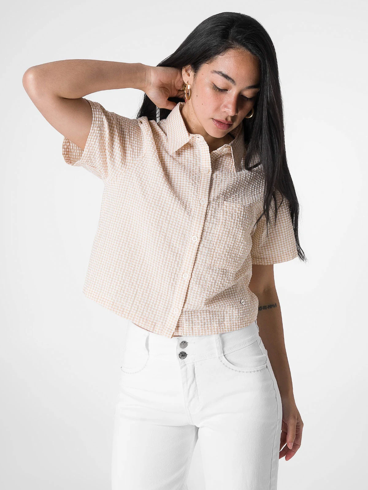BLUSA MANGA CORTA MUJER SQUEEZE DEFNET - 2