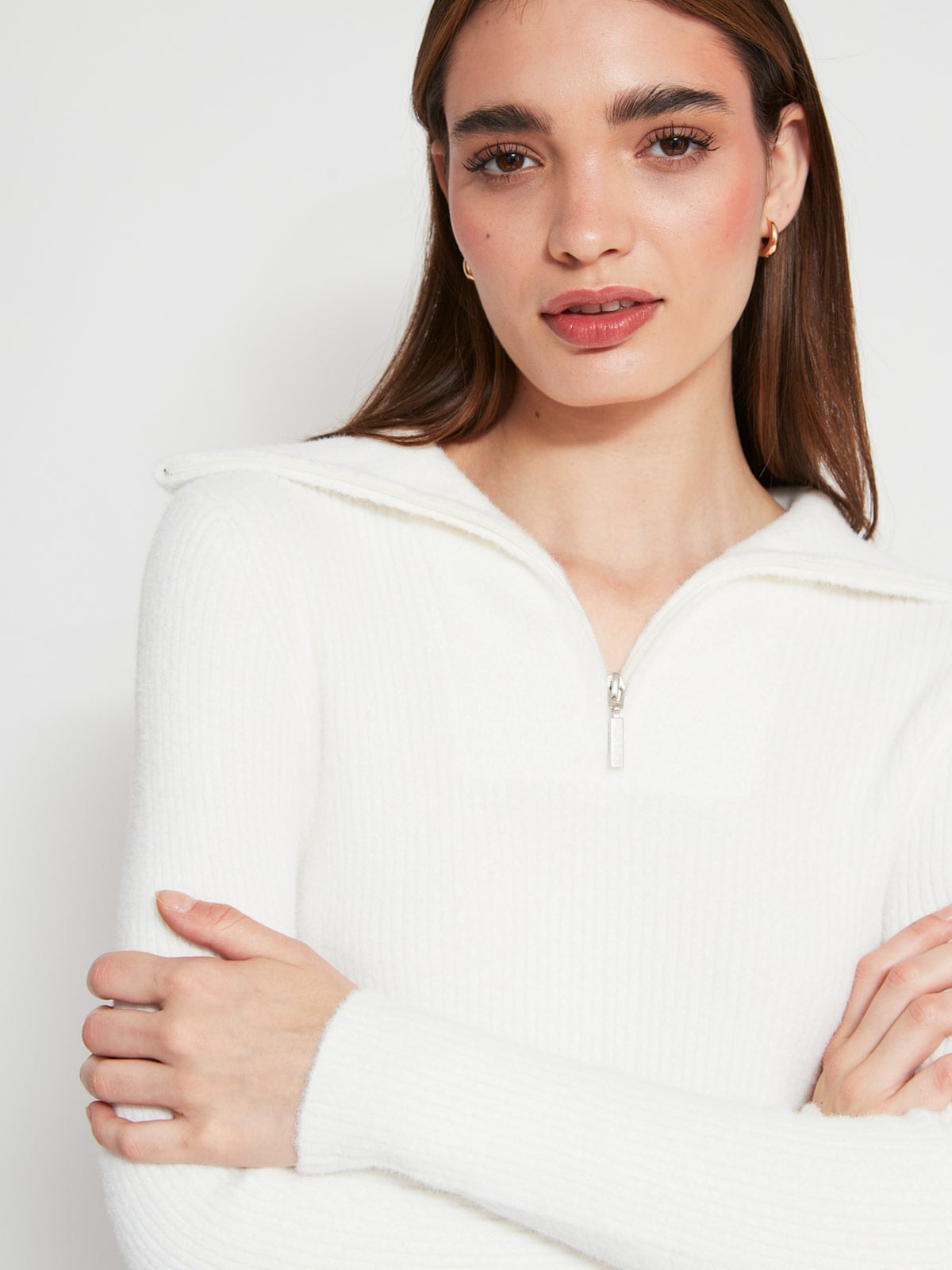 SWEATER MANGA LARGA MUJER INDEX ZIPPER - 3