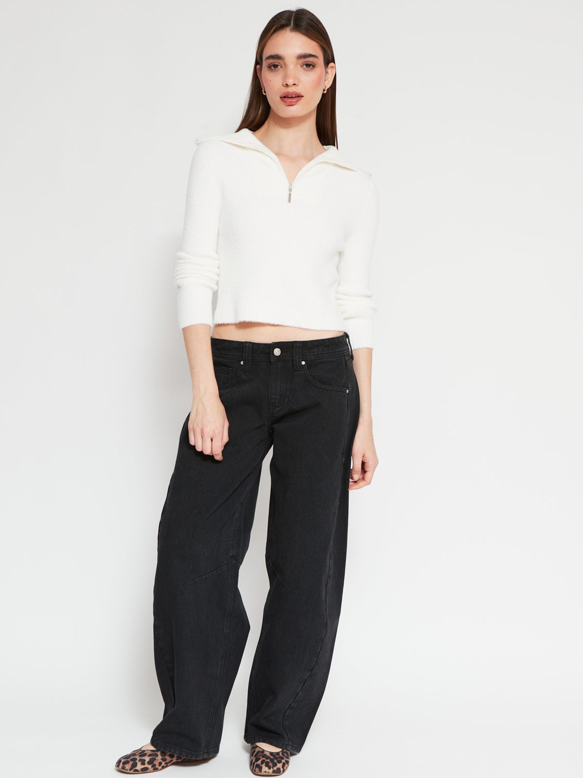 SWEATER MANGA LARGA MUJER INDEX ZIPPER - 4