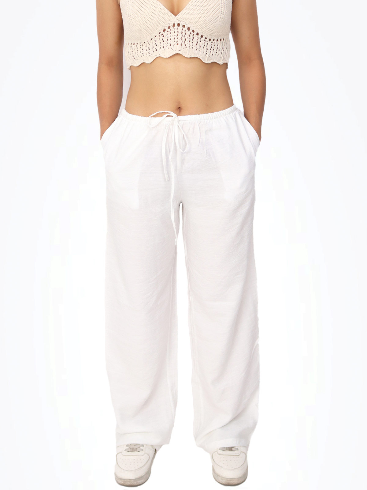 PANTALÓN PALAZZO MUJER KAYRA POBLET PERFECT FIT - 1