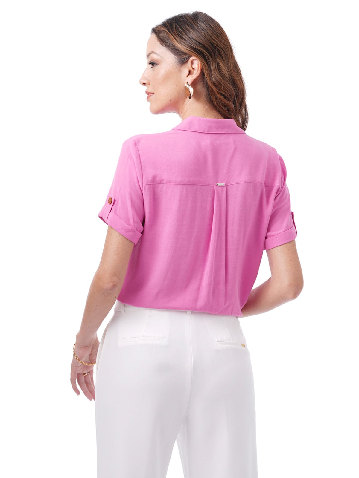 BLUSA MANGA CORTA MUJER CP MODA DE COLECCIÓN TURIN - 3