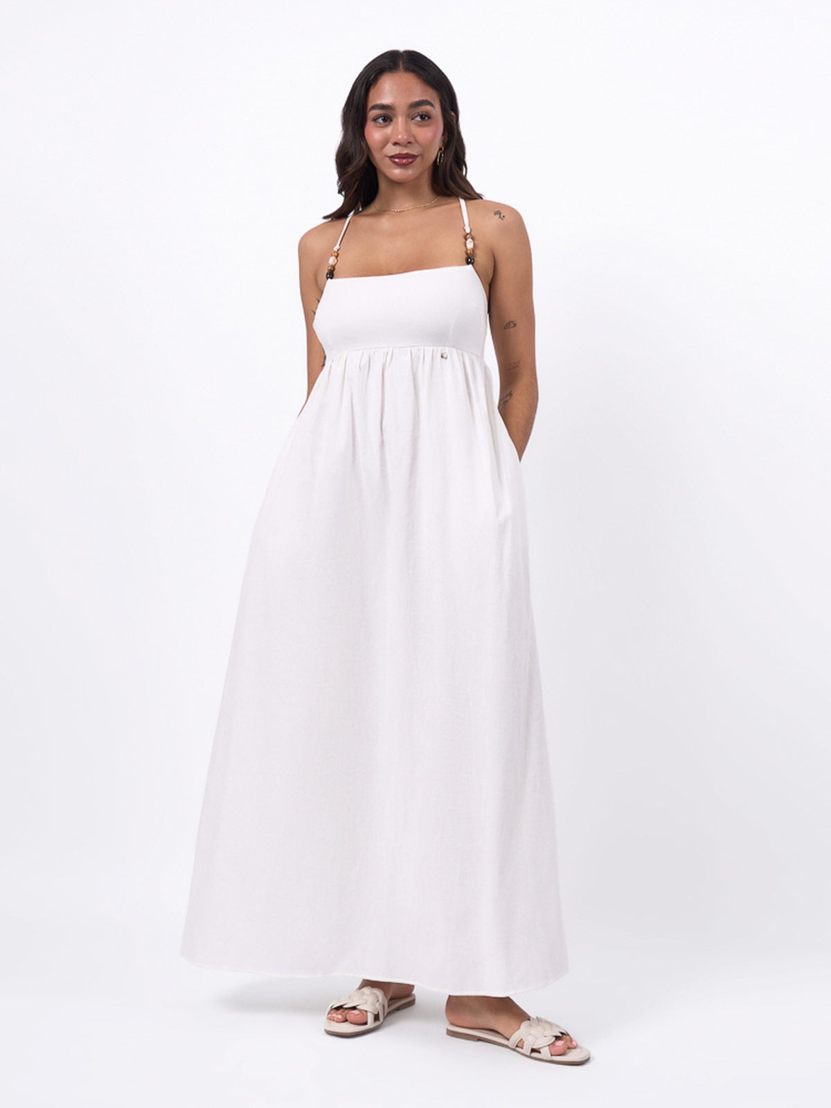 VESTIDO LARGO MUJER MACHINE INES - 1