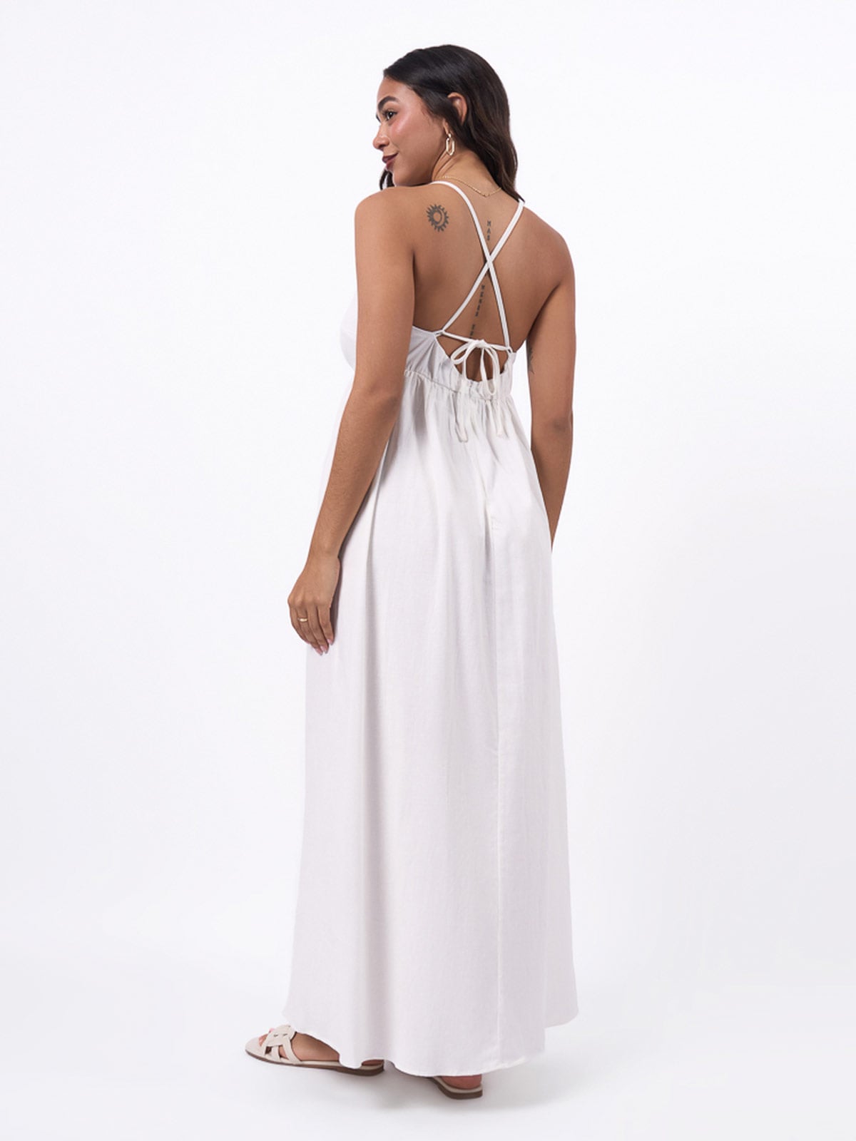 VESTIDO LARGO MUJER MACHINE INES - 2